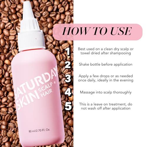 Saturday Skin Scalp Hair Growth Serum: Peptide Thinning Scalp Treatment