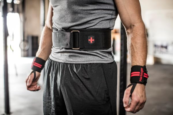 Harbinger 4-Inch Nylon Weightlifting Belt Medium (Fits 29 - 33 Inches)