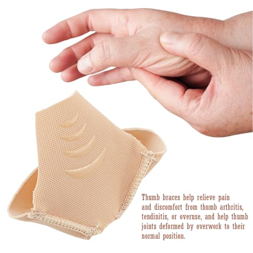 2Pcs Thumb Brace, Elastic Thumb Support Brace Thumb Compression,Thumb Support for Joint Pain Tendonitis Sprain