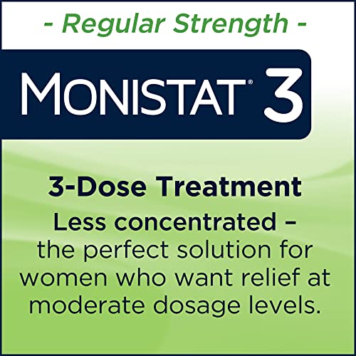 Monistat 3-Day Yeast Infection Treatment, Miconazole Cream, 3 Applicators 3 Count
