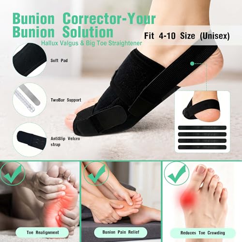 Bunion Corrector for Women & Men – Big Toe Straightener,1 Pair