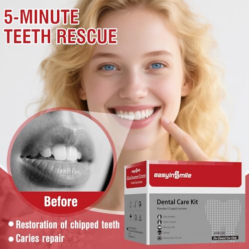 Tooth Repair Kit for Broken Teeth with Zinc Oxide Eugenol Dental Cement