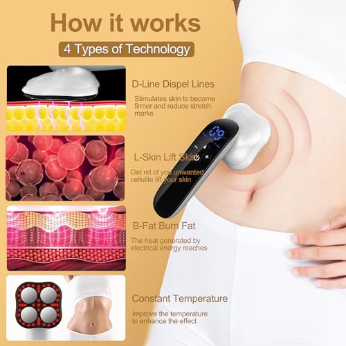 MASIKE Body Machine Upgraded – Professional Handheld Multifunctional Machine for Belly, Waist, Arm, Leg, Butt – Best Gift for Man&Women