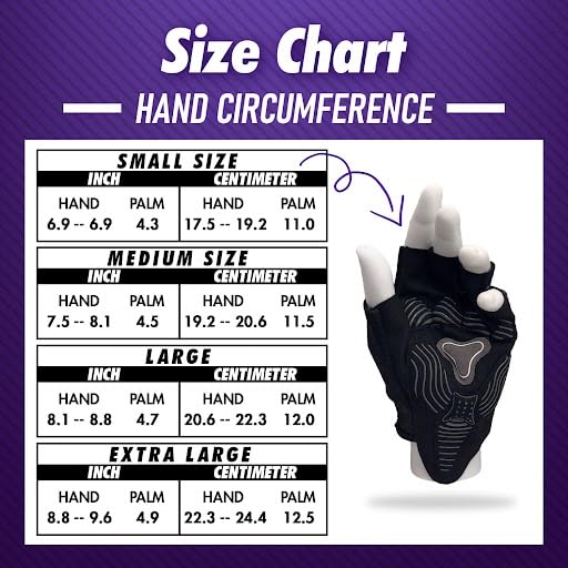 Home Suspension Training Kit & Workout Gloves – Fabric Resistance Band, Kinesiology Tape, Weightlifting Gloves, Jump Rope – Portable Workout Equipment for Strength Training & Fitness X-Large Fitness Gloves