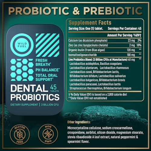 Oral Probiotics Duo – 3B CFU for Bad Breath & Gum Health – 45 + 90 Tablets