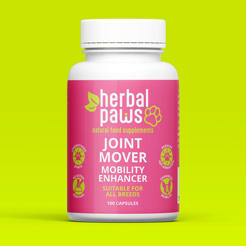 Joint Mover Dog Joint Supplement - Glucosamine and Chondroitin with Calcium - Supports Mobility and Healthy Joints - Plant-Based Capsules