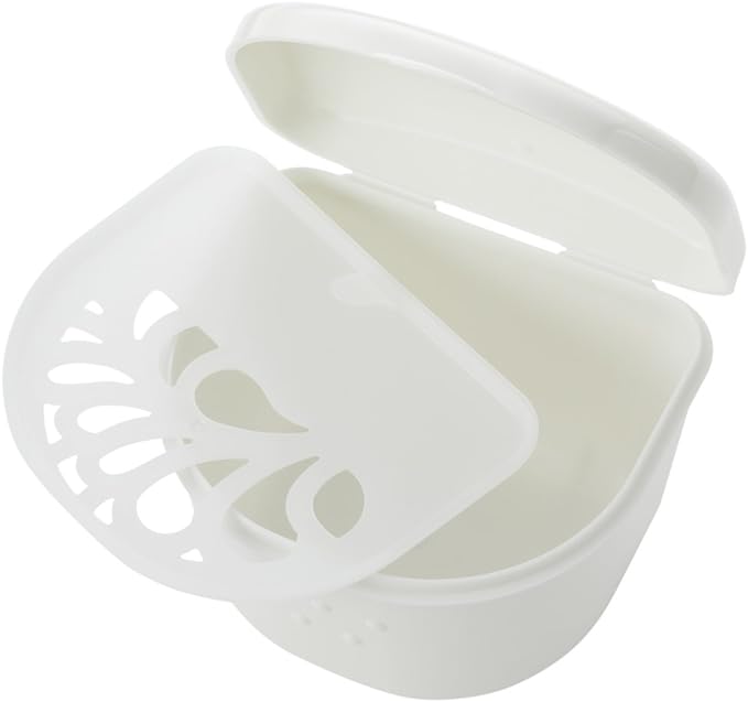 Polident Cup Denture Cleaning Container with Draining Tray - BeesActive Australia