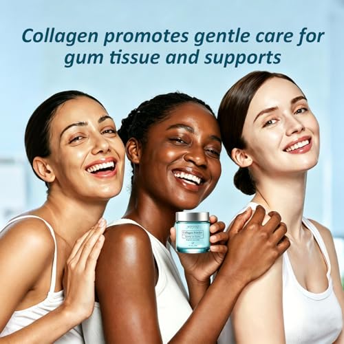 Collagen & Hydroxyapatite Tooth Powder - Natural Daily Oral Care for Teeth and Gums, Enamel Strengthening Mineral Formula to Support Healthy Gums (1) 1