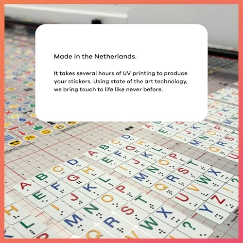 2.5D Tactile Emoji Stickers for the Visually impaired - 24 Emoji & Smiley Identification Markers - Experience Emojis Through Touch - Low Vision Aid, Ideal for Kids & Everyday Use