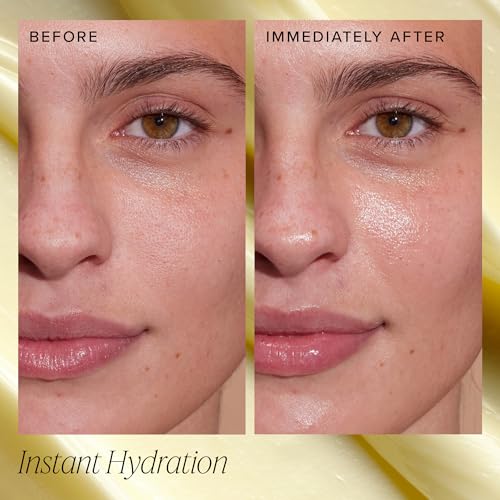 Farmacy Ceramide Face Moisturizer - Honey Halo Hydrating Facial Moisturizer for Dry Skin - Plumps, Soothes + Restores Skin with Potent Ceramides + Buckwheat Honey for a Dewy, Healthy Glow (25ml) 0.84 Ounce (Pack of 1)