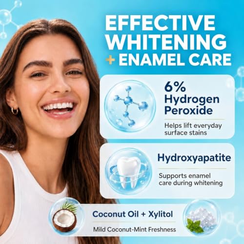 Teeth Whitening Strips for Sensitive Teeth, XL, 42 Strips, 21 Treatments