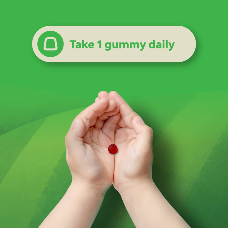 Chewable Vitamin D Gummies for Kids - Delicious Vitamin D 1000 IU Per Serving - Toddlers Immune Support Gummies - Berries Flavored Supplement for Bones Health & Muscles - Gelatin Free - 60 Count