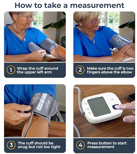 iProven Bluetooth Blood Pressure Monitor for Home Use with App Integration