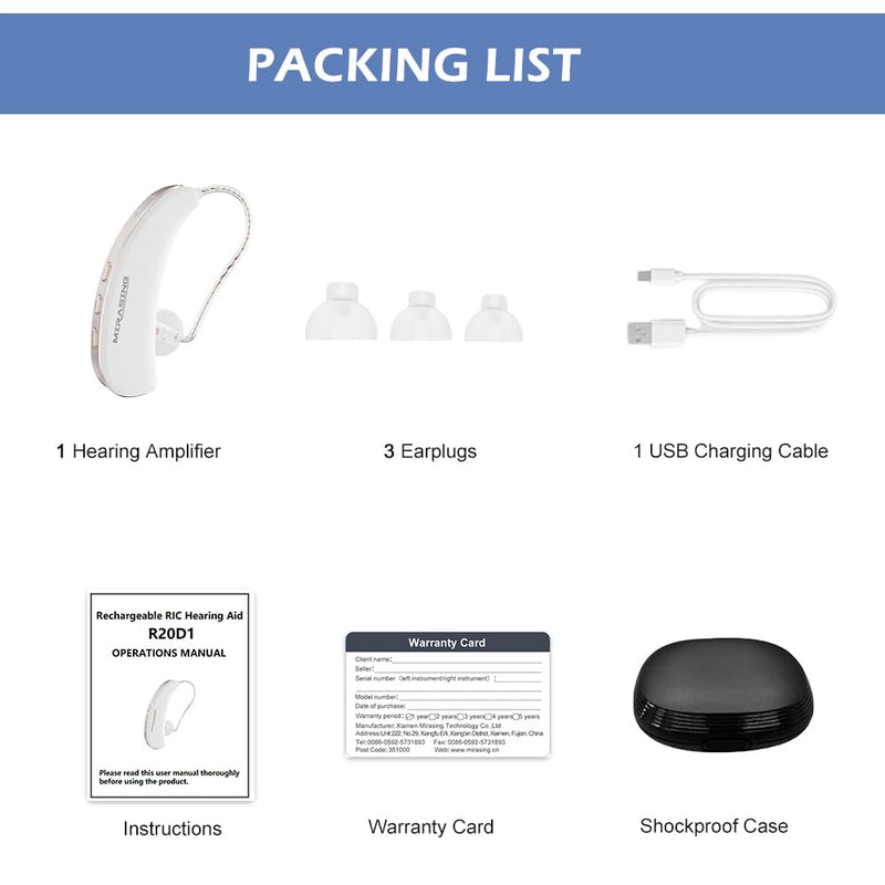 Rechargeable Hearing Aids for Seniors16 Channel