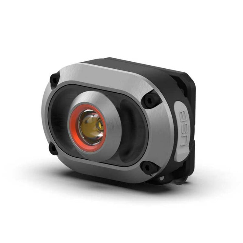 NEBO MYCRO 250 Rechargeable Headlamp | 250 Lumens, 3 Light Modes, Water Resistant, Adjustable Strap, Super Bright Head Lamp for Camping & Hiking, Includes USB Charging Cable — 2 Pack