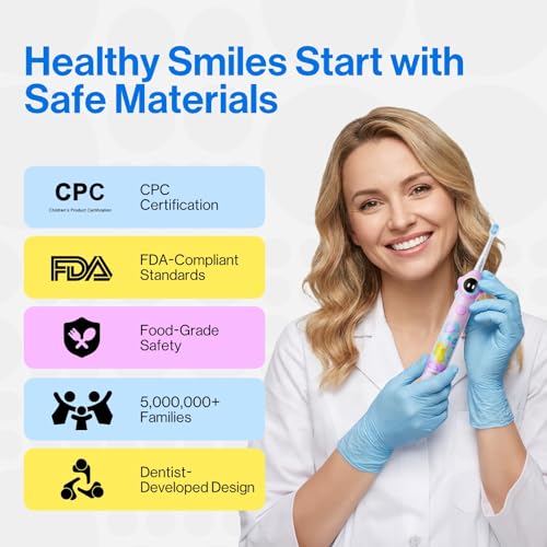 usmile Q30 Kids Sonic Toothbrush + 4 Brush Heads