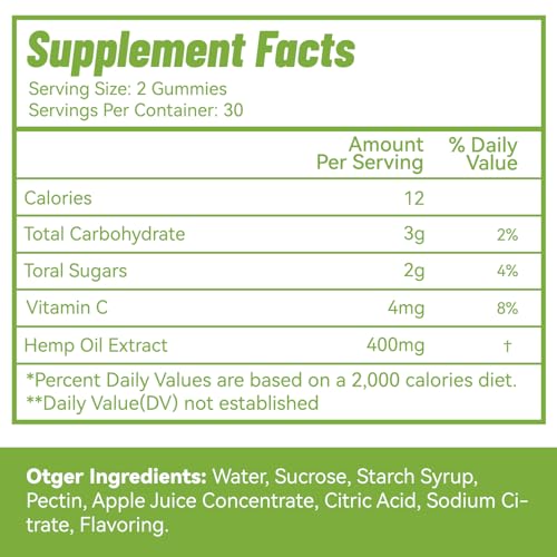Natural Hemp Gummies 2,000,000 XXL Extra Strength - 240 Counts 60 Count (Pack of 4)