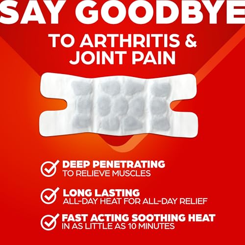 ThermaCare Arthritis Heat Wraps for Joint Pain Relief, 6 Count 6 Count (Pack of 1)