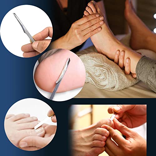 6pcs Ingrown toenail Tool, Toenail File and Lifters Natural color