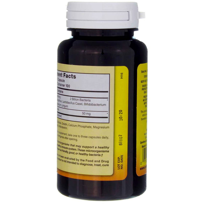 Nature's Blend Probiotic Blend, 100 Capsules (Pack of 3)
