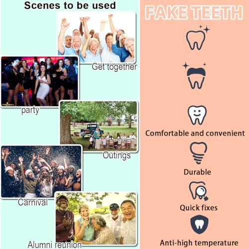 Provisional Teeth, Provisional Fake Teeth Replacement Kit for Provisional Restoration of Missing & Broken Teeth Replacement Dentures, DIY Heat Fit Beads.【100% New 30Ml -2 Bottle】 100% New 30Ml -2 Bottle