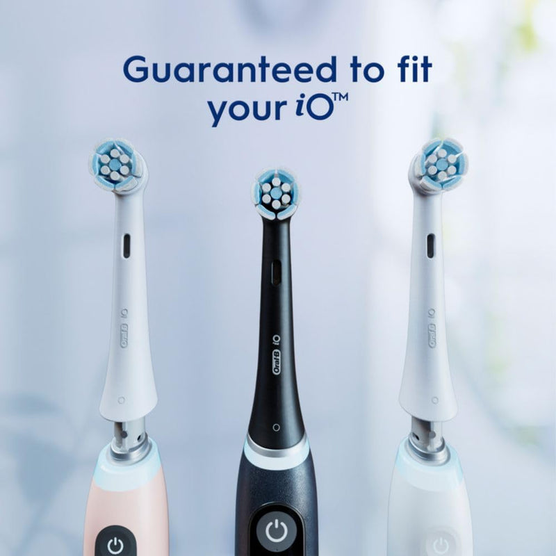Oral-B iO Series Gentle Care Electric Toothbrush Replacement Brush Heads for an Oral-B Electric Toothbrush, 4 Count, White 1 Count (Pack of 4) - BeesActive Australia