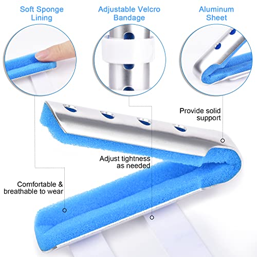 Finger Splint, 7PCS Finger Brace Ice Pack for Index, Middle, Ring Fingers Straightening Arthritis Knuckle Immobilization