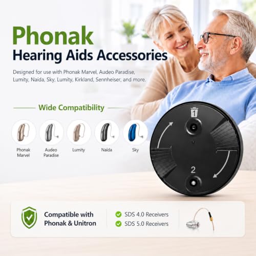 (80 Pcs) Phonak Hearing Aid Wax Guards Filters Cerushield Healthy Care 10 Packs Original Black