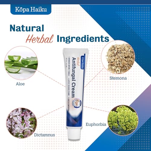 KOPA HAIKU Antifungal Cream: Treatment for Ringworm, Athlete’s Foot & Jock Itch, Perioral Dermatitis & Seborrheic Dermatitis 1 oz 1 Ounce(Pack of 1)