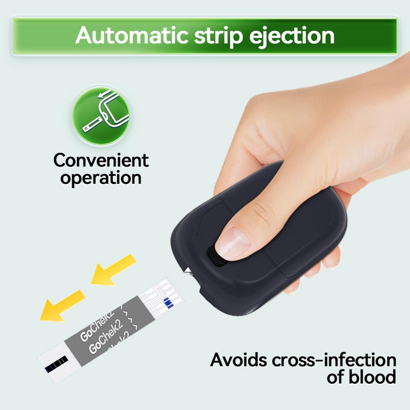 MicroTech Glucometer Kit 10 Strips & Lancets, No Coding, 500 Storage, Wider HCT for Family Standard 10Kit