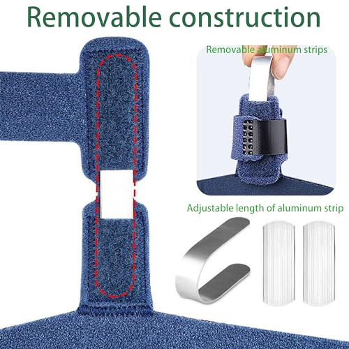 Hammer Toe Straightener and Corrector Kit - Toe Splint for Women and Men with Toe Straps, Compression Foot Wrap, Straighteners for Curled Toes, and Broken Toe Support.