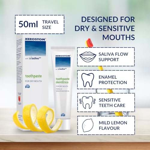 With Saliactive For Dry Mouth Or Xerostomia Toothpaste 50ml