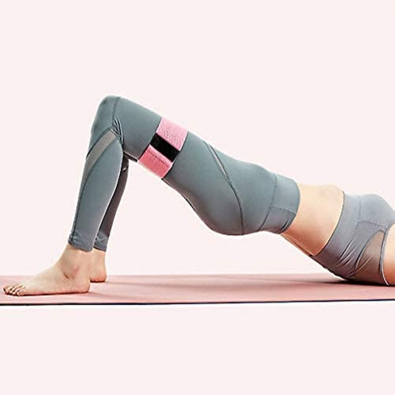 SUWEI Resistance Exercise Band 3.2" Width for Legs or Buttocks, Suitable for Female/Male Sports, Excersize Elastic Band for Home or Gym Exercise and Yoga mix