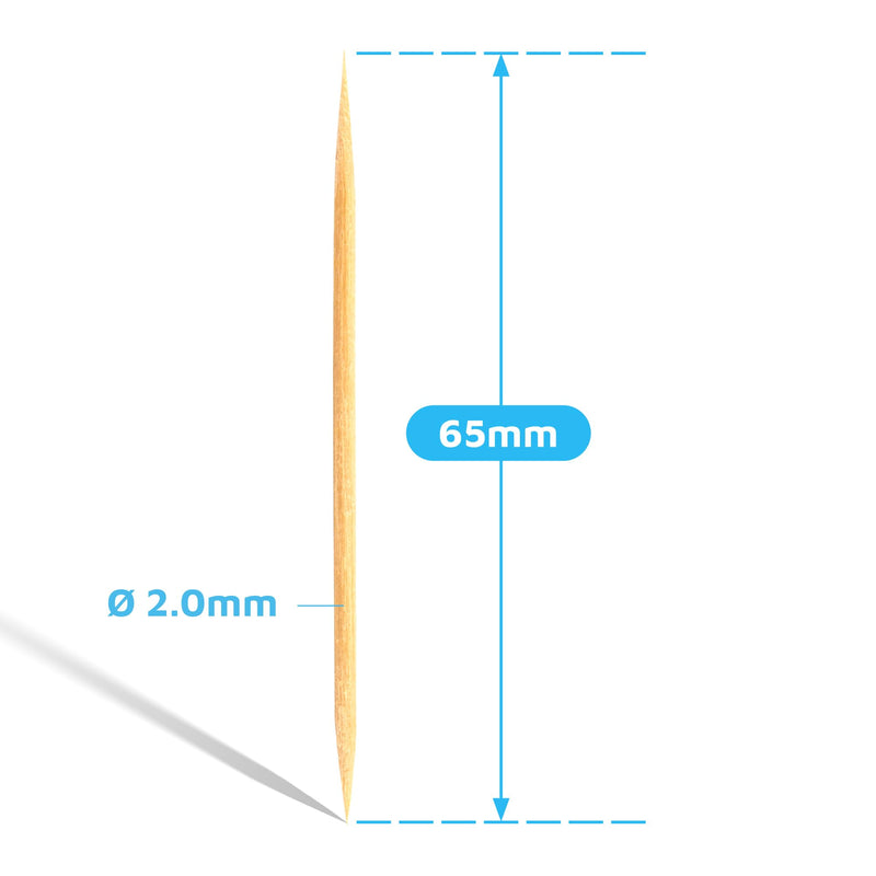 Montopack Individually Paper Wrapped Toothpicks | Eco-Friendly Bulk Pack of 1000 Wooden Food Safe Fruit Pick for Appetizers Cocktail Barbecue & Party | Double Pointed Tooth Picks for Teeth Cleaning - BeesActive Australia