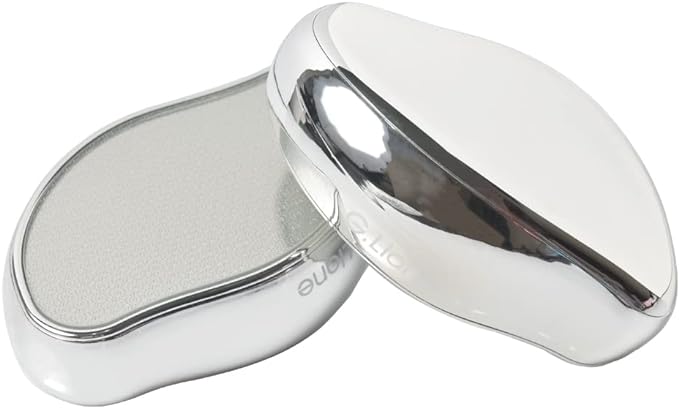 Heel Exfoliating Nano Glass Foot File Exfoliating -G.Liane Crystal Glass Heel File Foot Care Tool for Exfoliating Files Wet and Dry Unisex (Silver) -  Australia