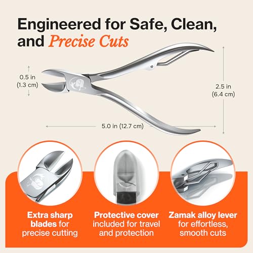 Fox Medical Equipment Professional Toenail Clippers for Thick Toenails