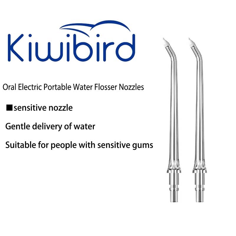KIWIBIRD Water Flosser Replacement Tips – Compatible with KIWIBIRD C1/H1 Oral Irrigators Only (Pack of 2) (Sensitive Nozzle) Sensitive Nozzle - BeesActive Australia
