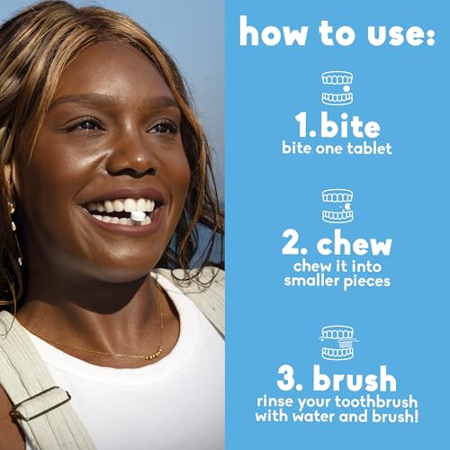 The Humble Co. Chewable Toothpaste Tablet with Fluoride - Mint