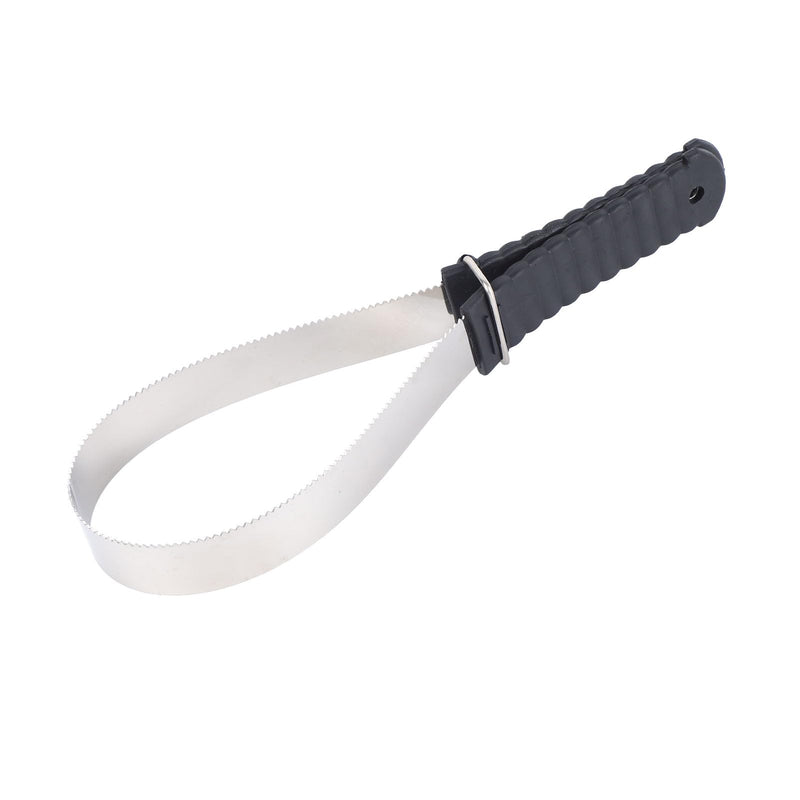Stainless Steel Horse Curry Comb, Dual-Sided Shedding Blade with Stainless Steel Blade De-Shedding Tool Safety Horse Fur Scraper for Horse Hair Cleaning - BeesActive Australia