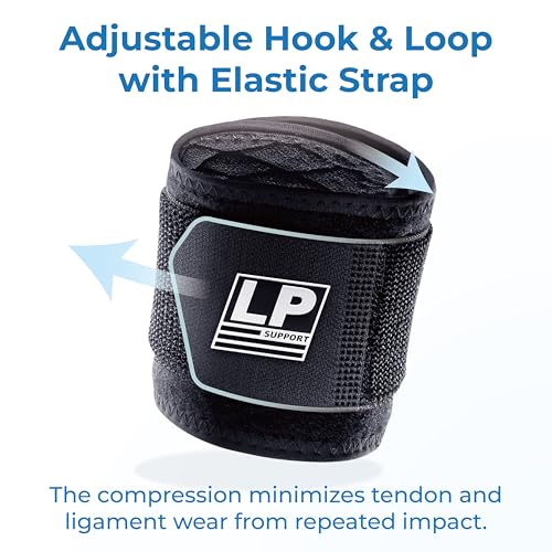 LP 753CA Adjustable Wrist Brace - Wrist Straps for Weightlifting, Crossfit, Tennis, Heavy Worker - Carpal Tunnel Wrist Brace for Work for Both Hands (Black, 1pc) 753CA - New One Size
