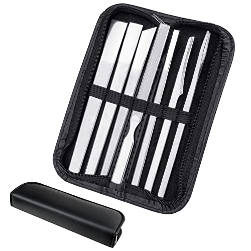 Pedicure Knife Set-7pack, Ingrown Toenail Knife Tools with Portable PU Storage Bag, Superior Steel Nail Knives Cuticle Remover, Professional Foot Repair Kit for Dead skin and Calluses
