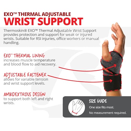 thermoskin EXO Universal Wrist Wrap One Size Fits Most
