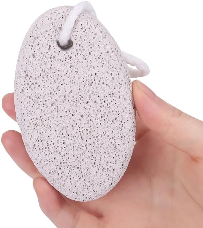 Natural Pumice Stone for Feet Heel Exfoliating Bath Heel Foot Care Tool Natural Pumice Stone Volcanic Stone Foot Care Tool Heel Hanging Hanging Strap Included Washable Reusable Unisex -  Australia