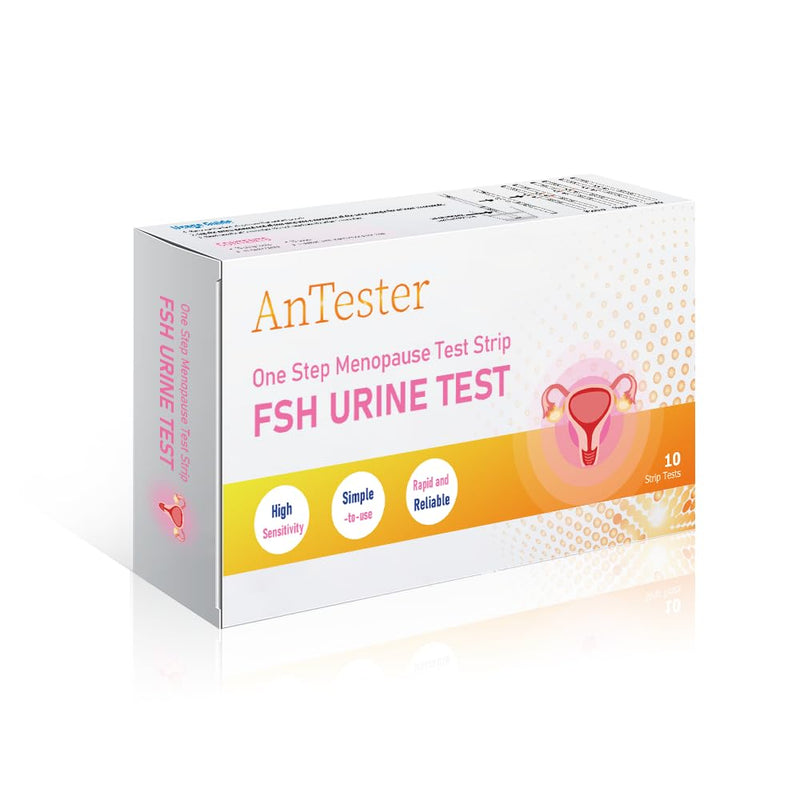 FSH Menopause Test Strips, 10 Test Pack, Menopause Testing Kit, Home Urine FSH Test at Home, Perimenopause Test Hormone Balance for Women