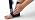 NEENCA Compression Ankle Sleeve with Removable Figure-8 Strap Black Large Left