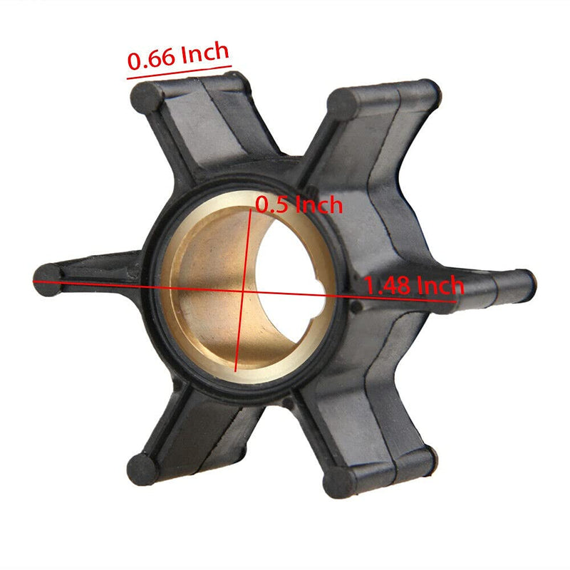 MARKGOO 394711 Water Pump Impeller Repair Kit with Housing for Johnson Evinrude OMC 8 9.9 10 15 HP Outboard Boat Motor Engine Parts Replacement 0394711 391698 386697 Sierra Marine 18-3327