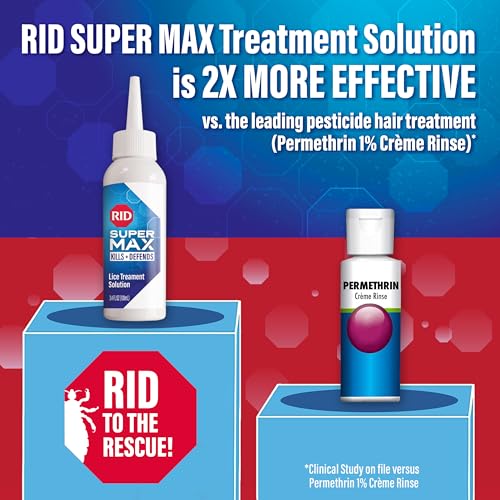 RID Super Max 5-in-1 Treat & Defend Lice Treatment Kit: Kills Super Lice