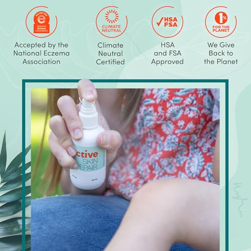 Active Skin Repair First Aid Spray with Medical Grade Hypochlorous, 3 oz 3 Fl Oz (Pack of 1)
