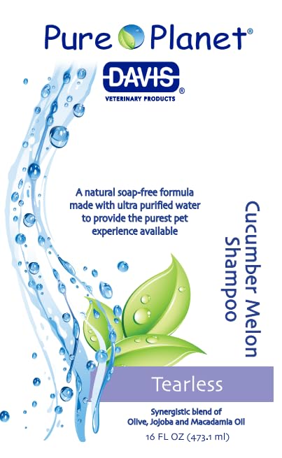 Davis Pure Planet Cucumber Melon Tearless Pet Shampoo, 16 oz - PawsPlanet Australia