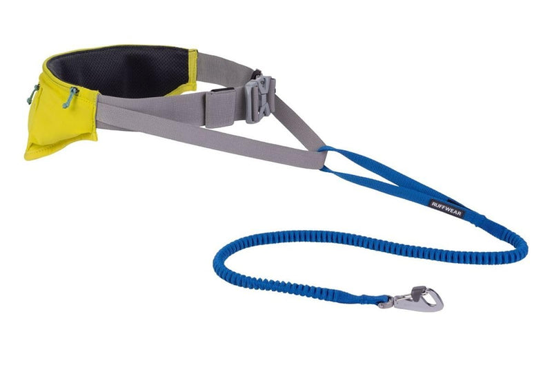 Ruffwear, Trail Runner Belt, Hands Free Adjustable with Pocket, Lichen Green, Small/Medium